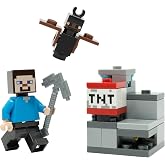 LEGO Minecraft: Steve Minifigure in the Diamond Mine with TNT - 6+
