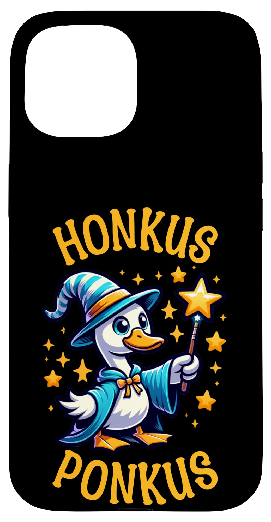 iPhone 15 Honkus Ponkus Goose Wizard Funny Magic Humor Case