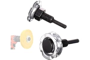 BLSGBUIDING Arbor Mandrel for Drill 1/4" Shank 1/2" Threads Arbor Adapter for Buffing Polishing Wheel 2pcs