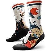 Outway Crew Socks for Men & Women, Breathable, Moisture-Wicking Athletic Socks with Arch Support, Colorful, Durable Blend