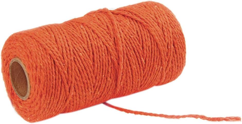 Baikk Macrame Cord 100m Long/100Yard Strong Knotting Macrame Rope Soft Cotton Cord for Wall Hanging, Plant Hangers, Crafts, Knitting, Decorative Projects