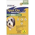 Zodiac Spot On Flea & Tick Control Large Dogs Over 60 Pounds 4 Pack