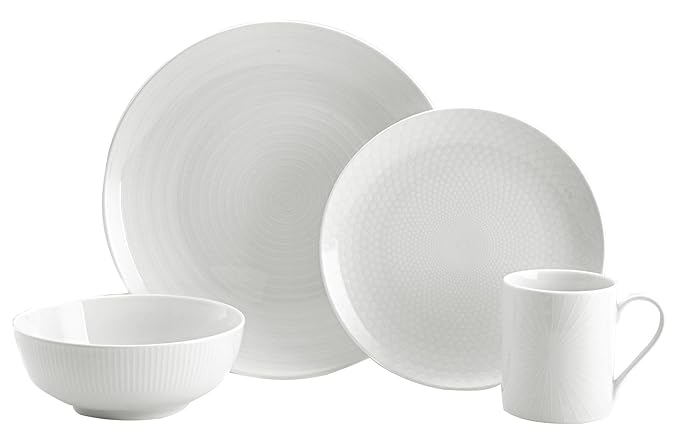 Mikasa 5224194 Cheers 16-Piece Dinnerware Set, Service for 4