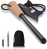 Flintronic Fire Starter Flint Striker Kit with Blow Tube Whistle Scraper view 1
