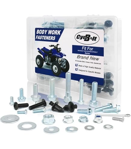 304 Stainless Steel Fender Bolt Kit For Banshee, Blaster, Warrior, Raptor – Replaces 90149-06306