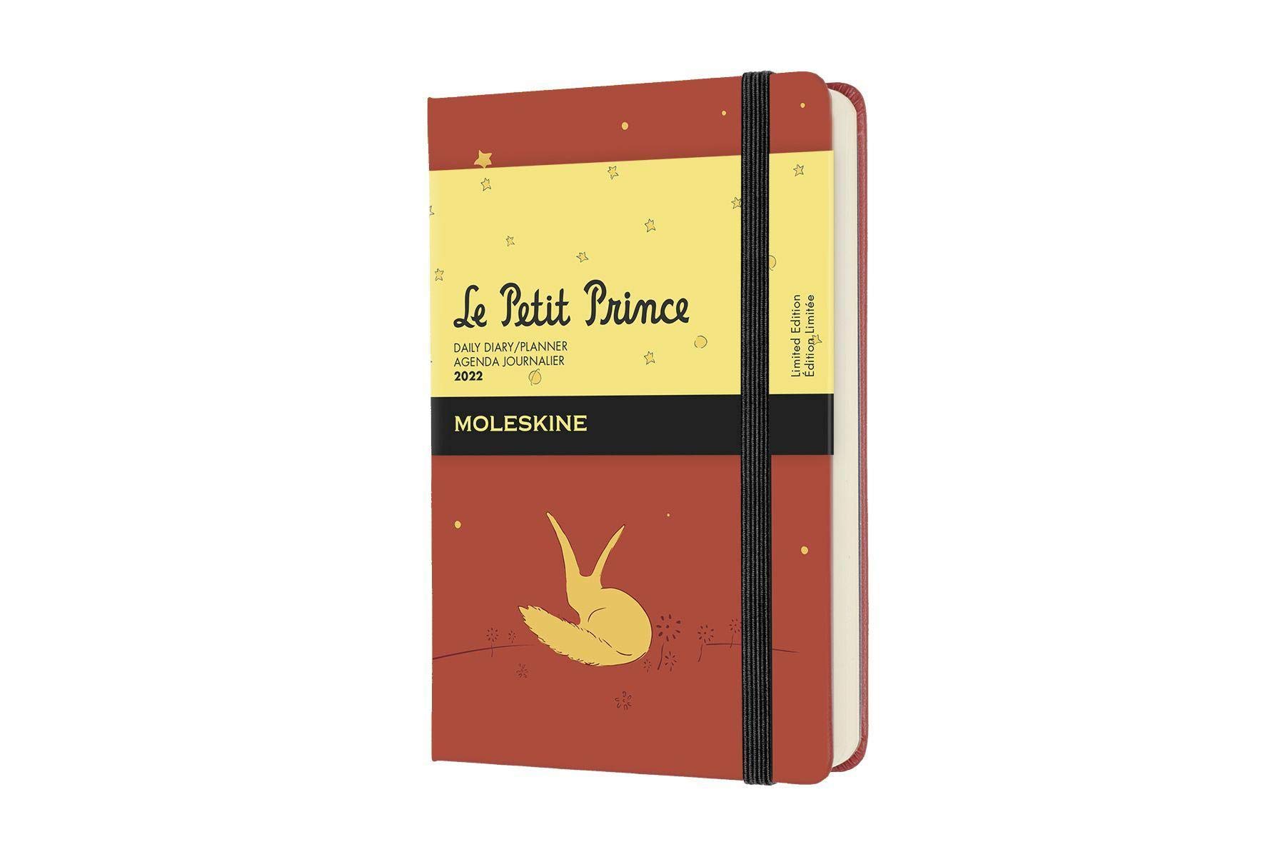 Moleskine 12-Month Daily Planner, Daily Diary 2022, Le Petit Prince Limited Edition Planner, Fox Theme, Hard Cover, Pocket Size 9 x 14 cm, 400 Pages