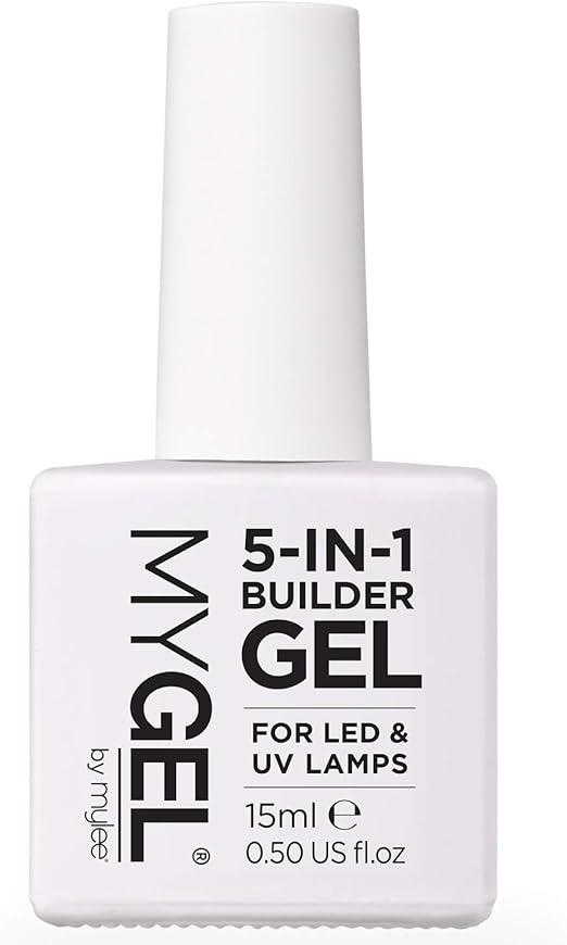MYGEL by Mylee 5 in 1 Builder Gel (Hard Gel) (Clear) 15ml, UV/LED