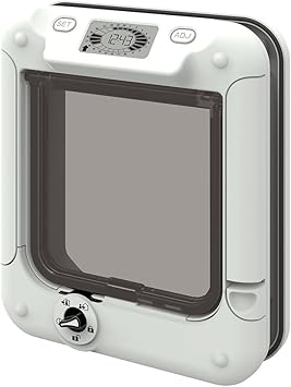 microchip cat flap with timer