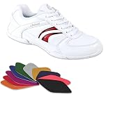 chass&eacute; Flip IV Cheerleading Shoes - White Cheer Sneakers in Adult Sizes