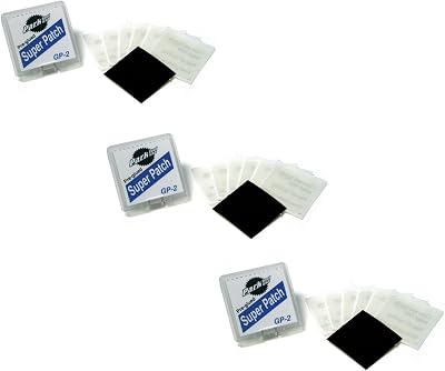 Park Tool GP-2 Pre-Glued Super Patch Puncture Repair Kits Pack of 3