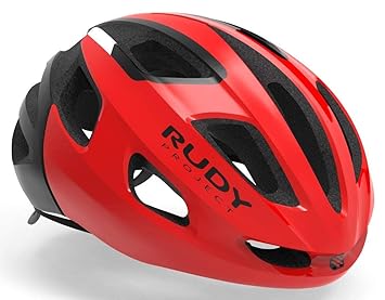 Rudy Project Strym - Casco de Bicicleta - Rojo Contorno de la Cabeza ...