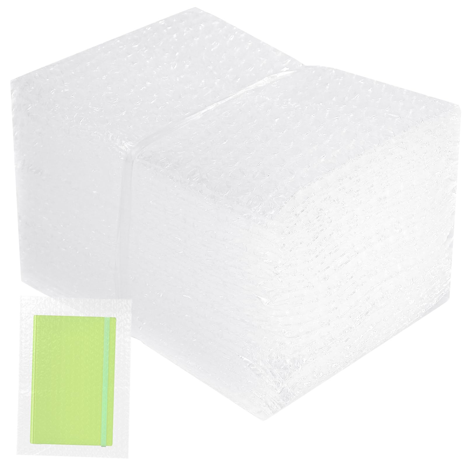 Photo 1 of 50 Pcs Bubble Pouch Wraps, 6''x8'' Clear Bubble Out Bags for Packing, Double Walled Cushioning Bags for Shipping, Storage and Moving(Not Self-Seal)