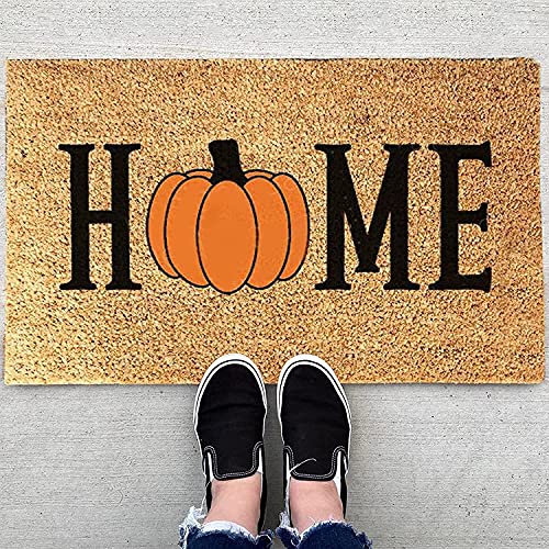 Halloween Doormat Blanket - Welcome Home Front Door Decorations, Anti-Slip Durable Door Mat, Creative Halloween Decorations, Indoor Outdoor Floor Doormat Carpet