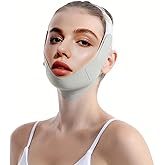 Syalong Face Slimming Mask reusable, Breathable Mesh Design,V Line Face Lifting Strap - Chin and Cheek Lifting Bandage for V Face Lift - Sleeping Mask Strap for Women - Gift Idea