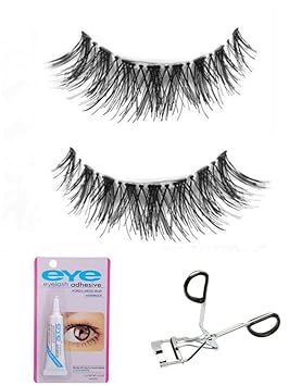 Colour Blast combo of Eyelashes Eyelashes Glue And Eyelash Curlers False Eyelashes 3D Mink Eyelashes Strip For Women Natural Eyelashes