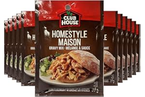 Club House, Dry Sauce/Seasoning/Marinade Mix, Homestyle Gravy, 38g, Case Pack 12 Count