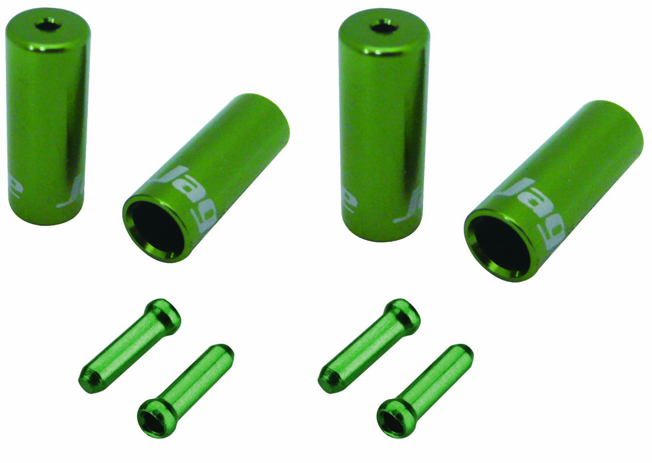 Jagwire Single Bike Kit for Braided Casing - Green