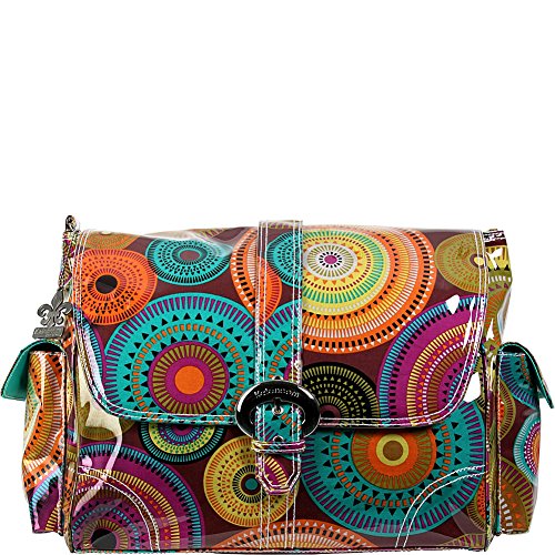 Kalencom Laminated Buckle Bag, Tequila