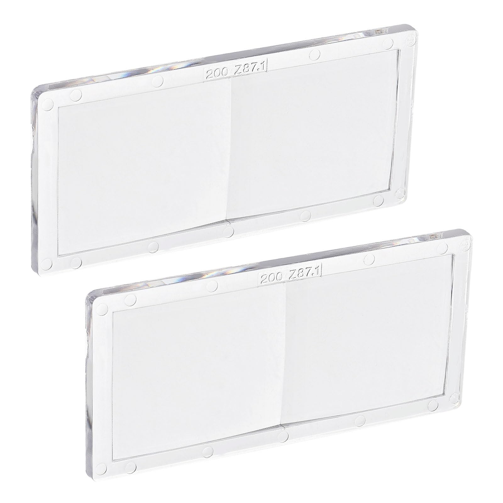 PATIKIL Magnification Welding Lens, 2 Pack PC 2 Diopter Magnifying Lens for Welding Helmet