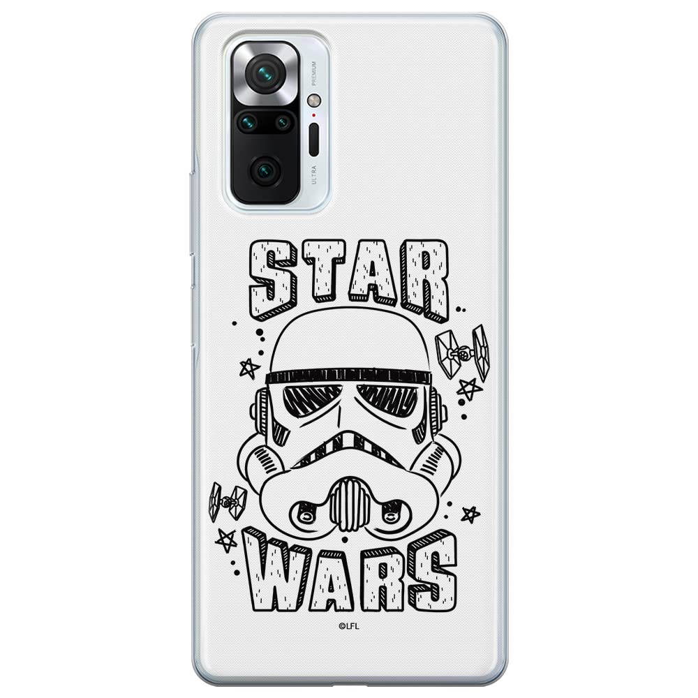 ERT GROUP mobile phone case for Xiaomi REDMI NOTE 10 PRO original and officially Licensed Star Wars pattern Stormtrooper 013 optimally adapted to the shape of the mobile phone, case made of TPU