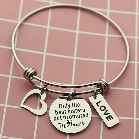 only the best sisters get promoted to aunt bracelet
