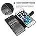 iPhone 6 Case iPhone 6S Case OCASE [Screen Protector Included] Leather Wallet Case [Slim Fit] - for Apple iPhone 6/6S Devices - Black