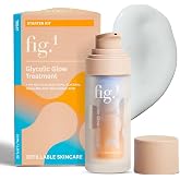 Fig.1 Glycolic Glow Exfoliant, 4% Glycolic Acid Face Peel with PHA, 30 ml | Hydrating exfoliating emulsion with squalane, lactobionic acid &amp; gluconolactone for dull, uneven texture, vegan, refillable
