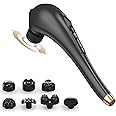 Asopal Back Massager for Pain Relief, Portable Cordless Massager with Type-C Charging, Deep Tissue Back Massage Machine, Hand Held Massage Tool, Body Relaxation Handheld, Rechargeable