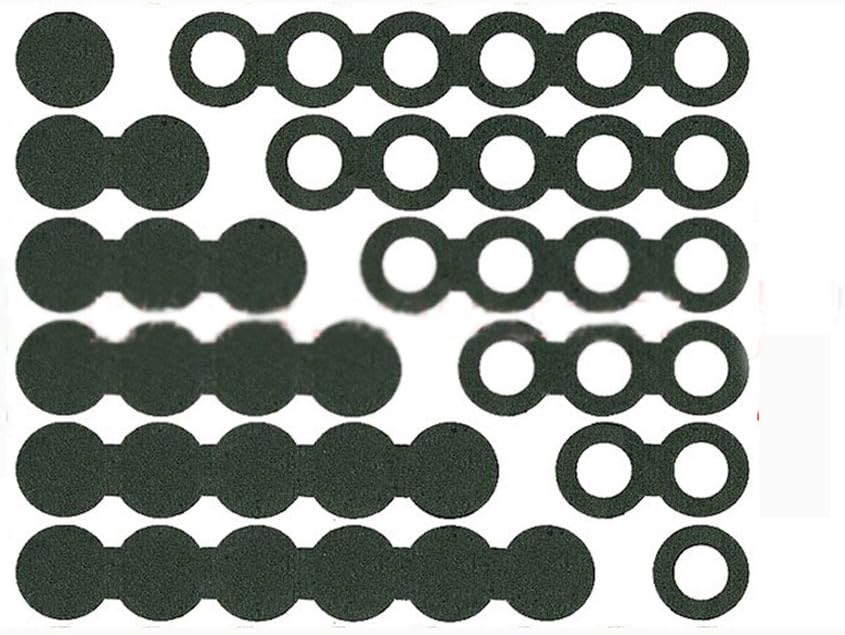 50pcs cardboard 18650 battery Insulators Electrical Insulating Adhesive Paper