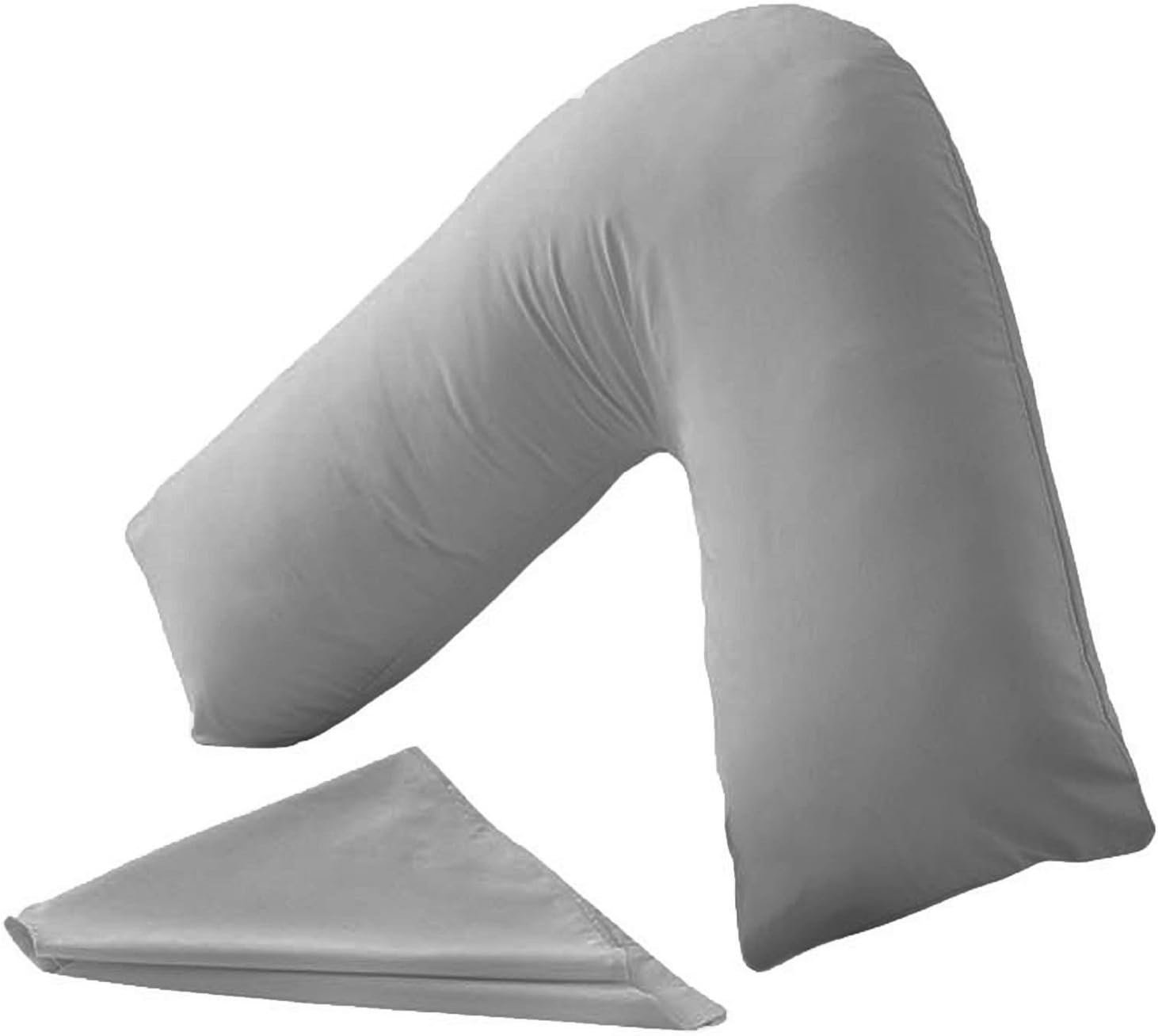Night Zone Hollowfibre Back & Neck Support V Shaped Orthopedic Pillow