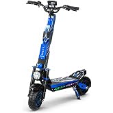 JL80MAX Electric Scooter for Adults, 6000W Dual Motor, 45 MPH, 52-Mile Long Range, 60V 30Ah Battery, 12-Inch All-Terrain Off-Road Tires, Foldable E Scooter