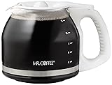 Mr. Coffee Replacement 12-Cup Glass Carafe, White