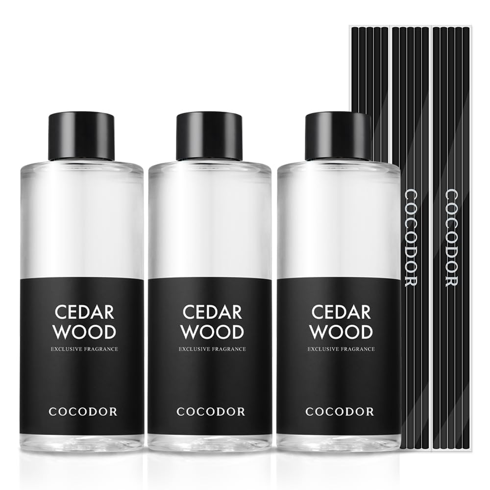 Photo 1 of ***Missing 1***
Cocod'or COCODOR Reed Diffuser Oil Refill/Cedar Wood /200ml / 3 Pack/Aromatherapy, Home Fragrance, Scented Oils, Oils for Reed Diffuser, Bathroom Home Decor.