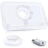 CPAP Machine Gasket with Inlet Seal Dry Box Assembly and Tank Flip Lid Compatible with Dreamstation 1 Water Chamber, Silicone Gaskets CPAP Replacement Seals for Phillips Dreamstation Humidifier
