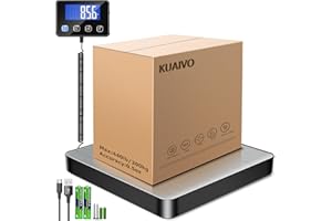 KUAIVO Shipping Scale, 200kg/10g High Accurate Digital Postal Scale with Hold/Tare Function, Shipping Scale for Small Busines