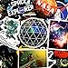 KONLOY stickers Pack,NASA Stickers for Laptop [105PCS],Space Explorer Galaxy Vinyl Decals for Water Bottle Hydro Flask Car Skateboard Luggage, Spaceman Spacecraft Universe Planet Logo Graffiti Sticker