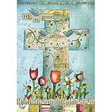 Lang Perfect Timing Artisan Grace Petite Notecard by Lisa Kaus, 3.5 x 5 Inches, 12 Cards and 13 Envelopes (2080019)