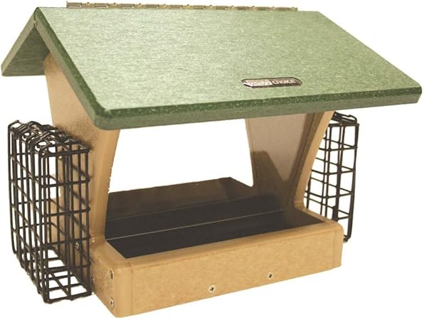 Amazon Com Birds Choice 4 Qt 2 Sided Hopper With Suet Baskets