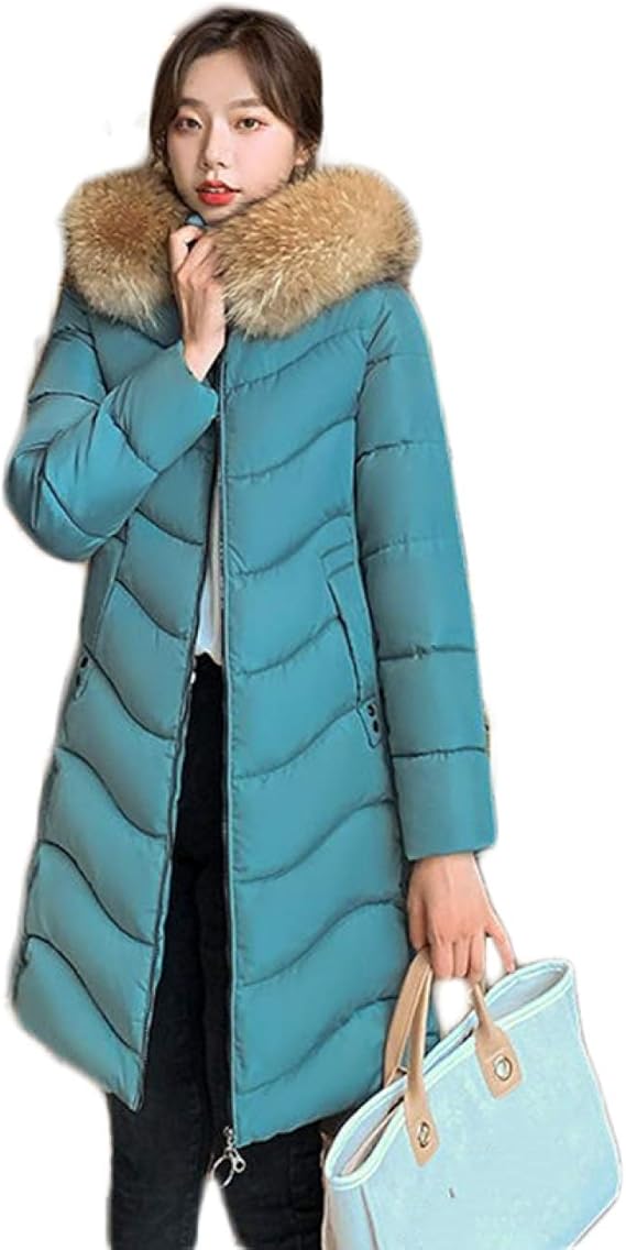 Amazon 中綿 ロングコート レディース ファー付き ジャケット 厚手 フード付き ダウンコート ロング 着痩せ 無地 厚手 冬服 防寒着 おしゃれ 女性用 二次会 通勤 秋冬春 黒 ジャケット 中綿コート ロング ダウンジャケット プレゼント コート ジャケット 通販