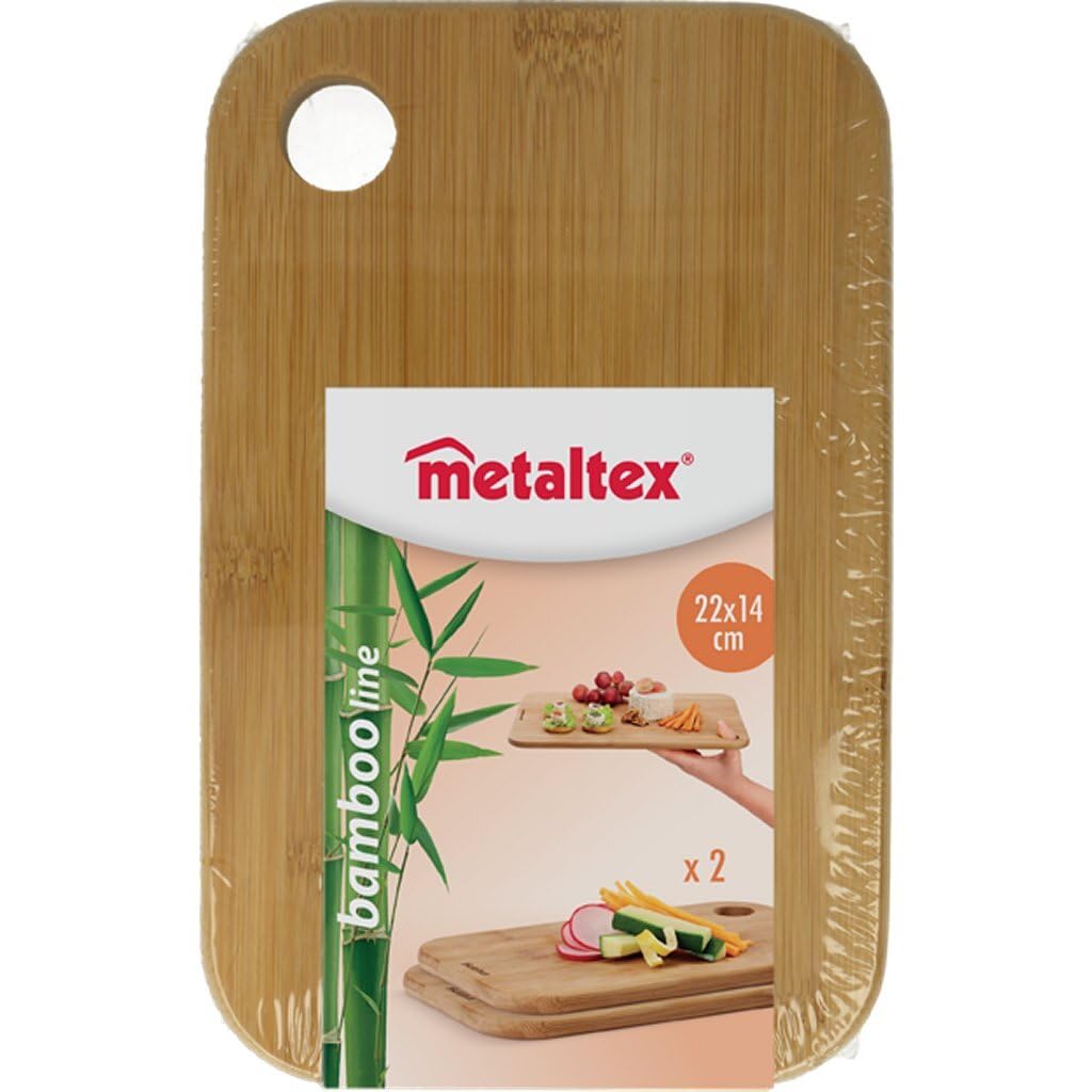 Bamboo Chopping Board, Wood, 2-Set