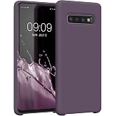 kwmobile Case Compatible with Samsung Galaxy S10 Case - TPU Silicone Phone Cover with Soft Finish - Pale Iris