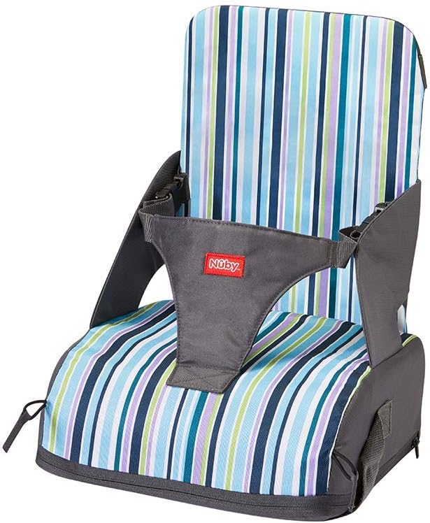 Nuby Travel Booster Seat - Compact Foldable Baby Sit Up Chair 6 Months+