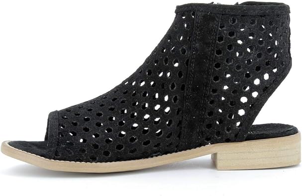 open toe bootie heels