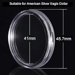 Silver Dollar Coin Case Holder for Collectors