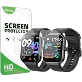 Aemus Screen Protector Compatible for Coucur, Fempoin Y66 Smart Watch 1.96" (6 Pack) Clear TPU Soft Film Compatible for HOMOGO K51 / Motast P99 / taopodo P98 Smart Watch