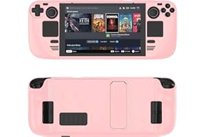 SORANDY Steam Deck Case, Steam Deck Carrying Case, Kickstand Protective Case for Steam Deck, Valve Steam Deck Accessories with Drops, Scratches, Dust, Fingerprints, Hands Full ()