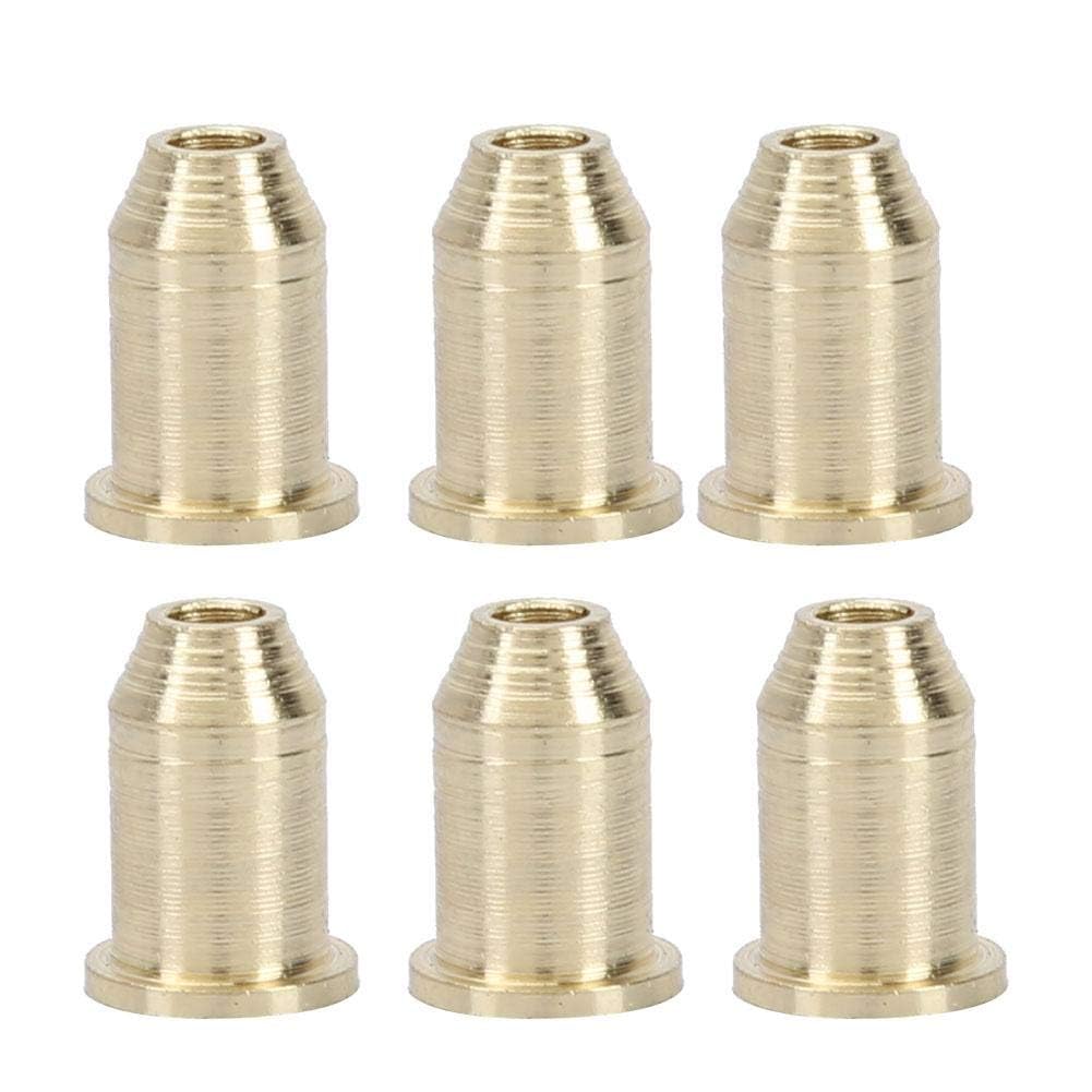 Bnineteenteam 6 Piece Guitar Through Body Rings for Electric Guitar (Gold) Performance Accessory