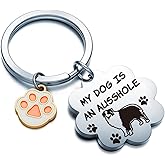 WSAORM Australian Shepherd Decor Gifts German Shepherd Lover Owner Gifts Dog Keychain For Dog Mom Jewelry