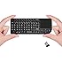 FAVI FE01 2.4GHz Wireless USB Mini Keyboard with Mouse Touchpad, Laser Pointer - USA Version (Warranty) - Black (FE01-BL)