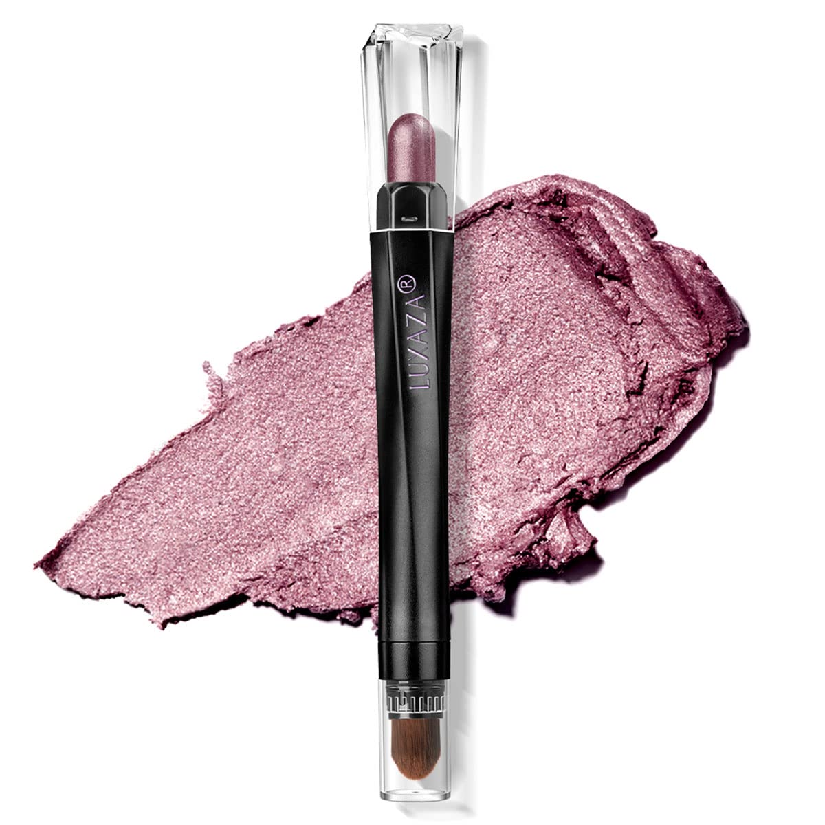 Photo 1 of *NONREFUNDABLE*
LUXAZA Cream Single Eyeshadow Stick with Blending Brush, Hypoallergenic Eye Shadow Sticks Makeup, Pro Waterproof & Long Lasting Eye Brightener Stick, Eyeshadow Pencil Crayon Shimmer #140